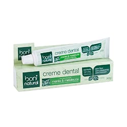 Pasta de Dente natural e sem flúor - Produzido pela empresa Boni Natural