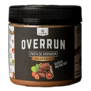 Pasta de Amendoim Avelã e Cacau 500g - Overrun - LukePasta de Amendoim Avelã e Cacau 500g - Overrun - Luke