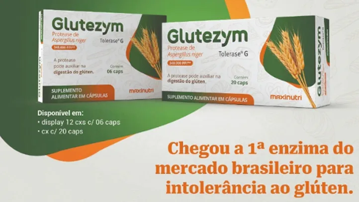 Glutenzym Enzima Digestiva do Glúten - Maxinutri