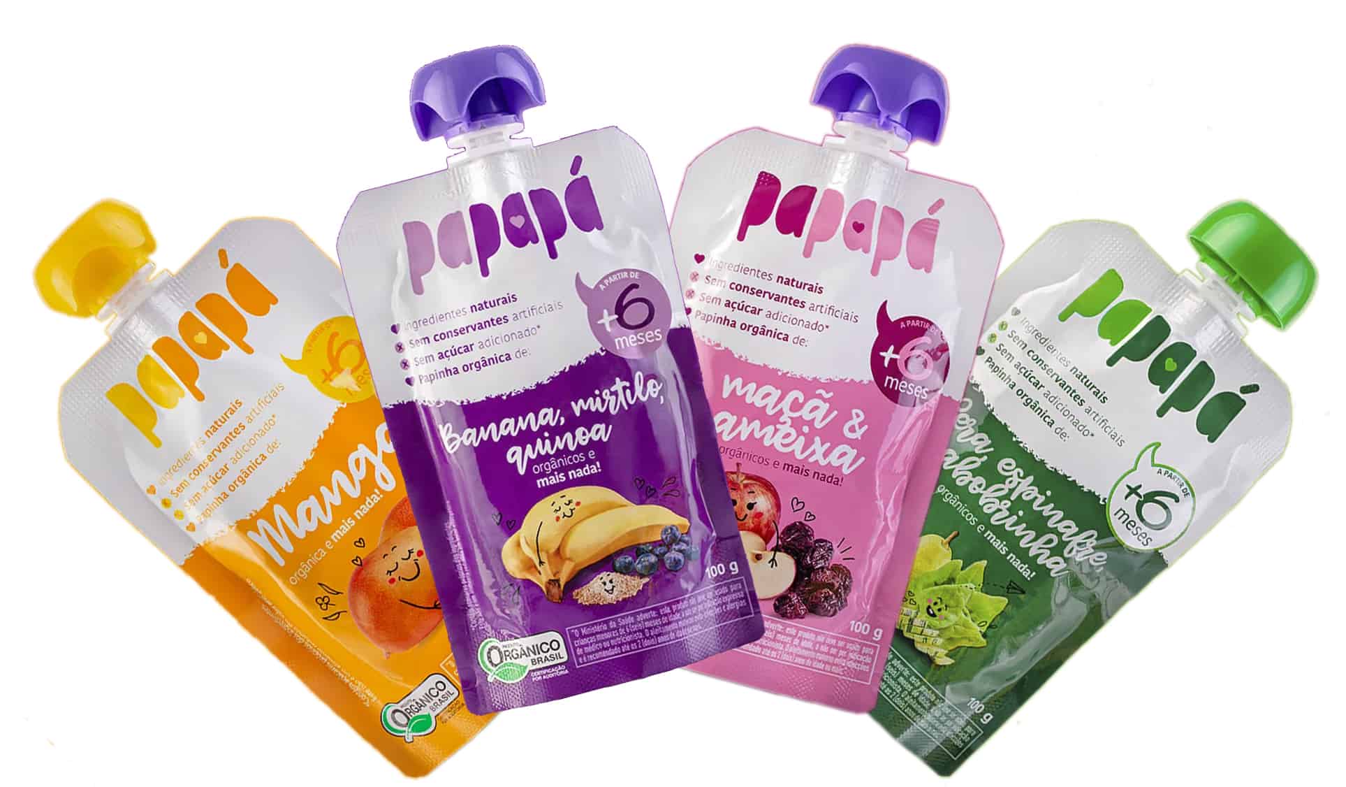 Papinha Natural Orgânica para Bebê Papapá