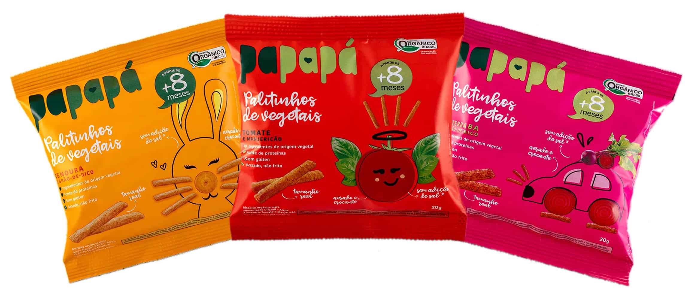 Biscoito Infantil Orgânico Palitinho Papapá