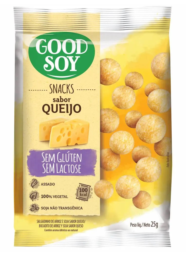Snack de Soja Sabor Queijo 25g - Good Soy
