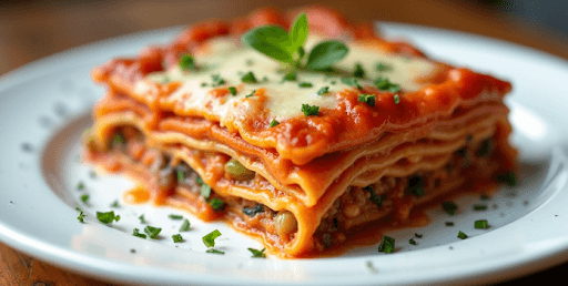 Lasanha feita sem lactose