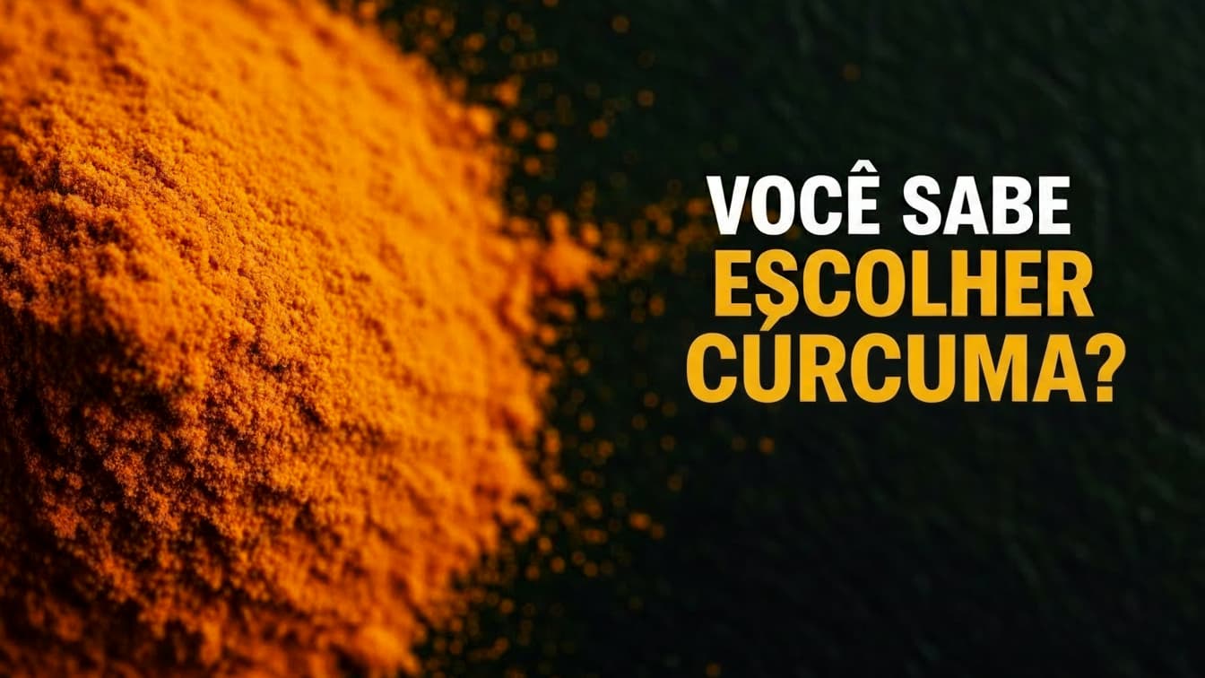 Como escolher Açafrão-da-terra (Cúrcuma)